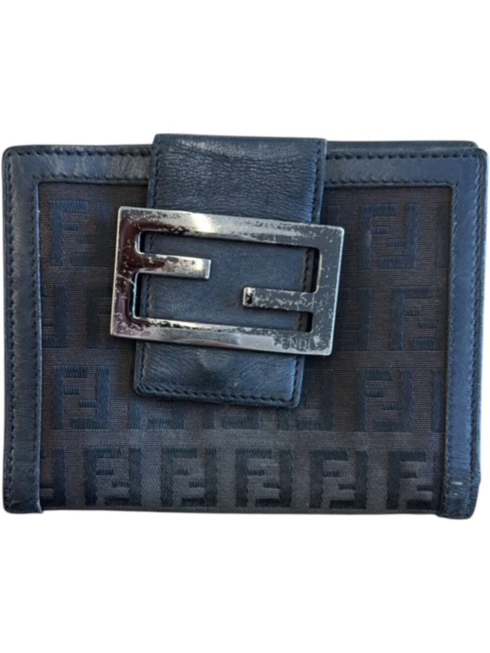552166CR C1 Fendi Wallet Brown PVC